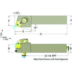 ADSRNL12-4B 3/4 x 3/4" LH Toolholder - Industrial Tool & Supply