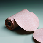 5'' x No Hole - 120 Grit - Aluminum Oxide - DriLube Premier Red Resin Paper Sanding Disc - Industrial Tool & Supply