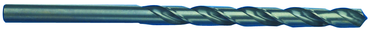 25/32; Taper Length; High Speed Steel; Black Oxide; Made In U.S.A. - Industrial Tool & Supply
