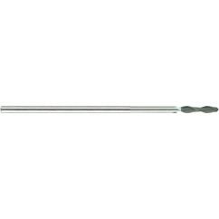 1/8 X 1/8 X 5/8 X 1 X 4 X .120 2Fl Long Reach H-30 Ball Diamond Coated - Industrial Tool & Supply