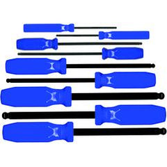 9PC BALL HEX SCREWDRIVER SET METRIC - Industrial Tool & Supply