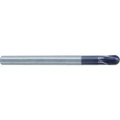 1/8 X 1/4 X 1/5 X 2-1/2 X 1/4 X .121 2Fl H-15 Ball Nose X-Power For Over Hrc55 - Industrial Tool & Supply