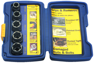 5 Pc. Bolt Extractor Set (Comes in a Plastic Case) - Industrial Tool & Supply