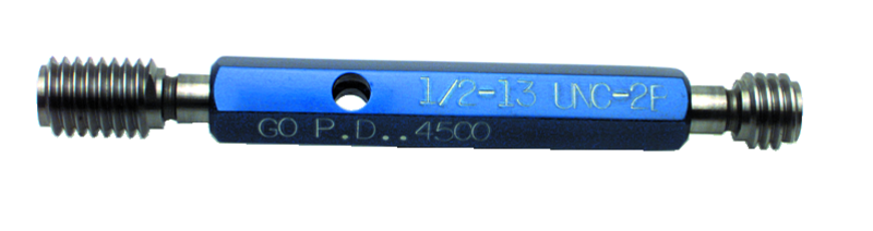 M6 x 1.0 - Class 6H - Double End Thread Plug Gage with Handle - Industrial Tool & Supply