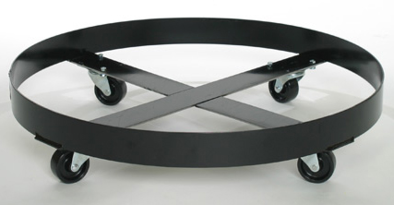 DRUM TRAY DOLLY W/ FOUR 3" CASTERS - Industrial Tool & Supply