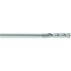 3/8 Dia. x 4 Overall Length 4-Flute Square End Solid Carbide SE End Mill-Round Shank-Center Cut-TiAlN - Industrial Tool & Supply
