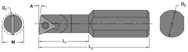 .300" Min - .500" SH - 4" OAL - Carbide Shank Boring Bar - Industrial Tool & Supply