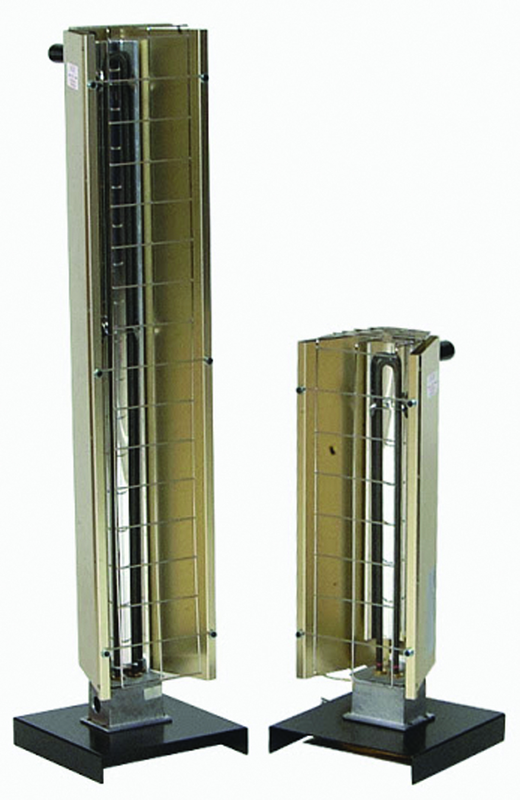 2 kW 240V FHK Series Portable Metal Sheath Electric Infrared Heater - Industrial Tool & Supply