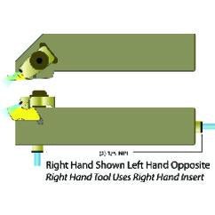 ADNSR164D - Coolant Thru- RH - Threading Toolholder Use Insert NG-4R - Industrial Tool & Supply