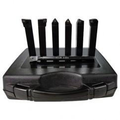 7 Piece Set 1/2 Shank Turning Tools and 3/8 Shank Boring Bar - Industrial Tool & Supply