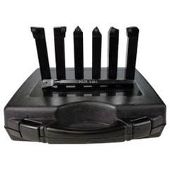 7 Piece Set 1/2 Shank Turning Tools and 3/8 Shank Boring Bar - Industrial Tool & Supply
