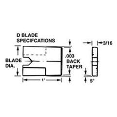 #DX15 - 1-1/2 For use with 1/4'' Thick Blades - Multi-Tool Auxiliary Pilot - Industrial Tool & Supply