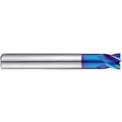 3/16-1/4-1/4 (3/8Lbs)-2 R.004 Neck" Dia .181 4Fl Stub H - 30 Radius Extended Neck X-5070 - Industrial Tool & Supply