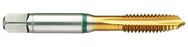 5/16-18 2B 3-Flute PM Cobalt Red Ring Semi-Bottoming 40 degree Spiral Flute Tap-TiN - Industrial Tool & Supply