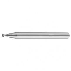 .015" Dia. - 1-1/2" OAL - CBD - Ball End - SE Mini EM-2 FL - Industrial Tool & Supply