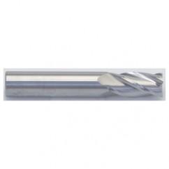 3/8" Dia. - 7/8 LOC - 2-1/2" OAL - 3 FL Carbide S/E HP End Mill-Uncoated - Industrial Tool & Supply