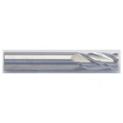 8mm Dia. - 19mm LOC - 63mm OAL - 4 FL Carbide S/E HP End Mill-Uncoated - Industrial Tool & Supply
