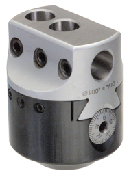 50 NAT w/Drive Flange x 1-1/2-8 Thread Mount - Boring Head Shank - Industrial Tool & Supply