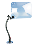 Safety Shield- 10 x 12" - Concave Shield - C-Clamp Mnt - Industrial Tool & Supply