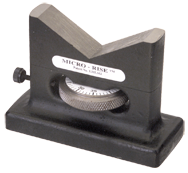 Vee Accepts 3/16-5" Dia - Micro-Rise V-Blocks with Clamps - Industrial Tool & Supply