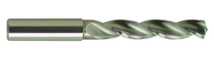 9.1mm Dia-Carbide HP 5XD Drill-130Â° Point-Bright - Industrial Tool & Supply