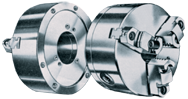 Semi-Steel Precision Lathe Chuck - 4" Plain Mount; 3-Jaw - Industrial Tool & Supply