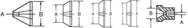 Type II; Style 2 Bell Head - Live Center Adaptor - Industrial Tool & Supply