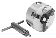 Semi-Steel Lathe Chuck -2-1/4" M12 x 1.0 Mount; 3-Jaw - Industrial Tool & Supply