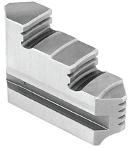 Solid Rev Jaw - #7-890-1060 For 5" - 6" Chucks - Industrial Tool & Supply