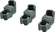 Set of 3 Hard Top Jaw - #7-883-308 For 8" Chucks - Industrial Tool & Supply