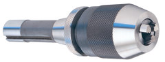 1/32 - 1/2'' Capacity - 5/8 SS SH - Keyless Drill Chuck with Integral Shank - Industrial Tool & Supply
