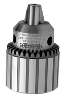 .0312 - .375" Capacity - 1/2-20 Mount - Plain Bearing Drill Chuck w/Key - Industrial Tool & Supply