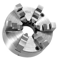 Ajust-Tru+ Universal Chuck - 12" Plain Mount; 6-Jaw - Industrial Tool & Supply