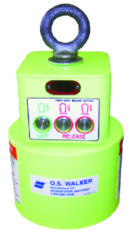Circular Electric Lift Magnet - 14000 lbs. Holding Cap - Industrial Tool & Supply