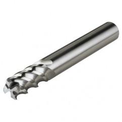 3mm Dia. - 57mm OAL - AlTiN - 45°-HardMill - .5mm Corner Radius- End Mill - 4 FL - Industrial Tool & Supply