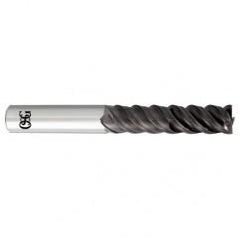 1/4 x 1/4 x 1-1/8 x 3 4Fl  Square Carbide End Mill - TiALN - Industrial Tool & Supply