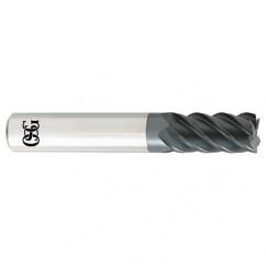 7/32 x 1/4 x 5/8 x 2-1/2 5Fl  C/R Carbide End Mill - TiALN - Industrial Tool & Supply
