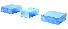 #HDLM4A19JAW - 4" Hard Aluminum Jaw Kit - Industrial Tool & Supply