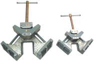 90Á Cast Iron Clamp - #C23 - 2-3/8" Capacity - Industrial Tool & Supply
