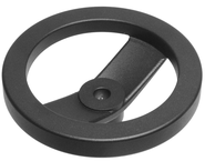 70928, 10" Inch 2 spoke Aluminum Powder Coated Hand Wheel with .625 bore - Industrial Tool & Supply