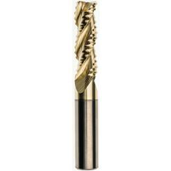 16 x 16 x 32 x 92mm 1.0mm Radius 3 Flute Carbide M233 Streaker Roughing End Mill-ZrN - Industrial Tool & Supply