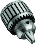 .04 - 3/8" Capacity - 2JT Mount - Super Ball Bearing Drill Chuck - Industrial Tool & Supply
