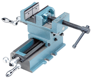Cross Slide Vise - 8" Jaw Width - Industrial Tool & Supply