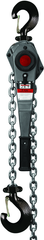 JLH Series 3 Ton Lever Hoist, 20' Lift with Overload Protection & Shipyard Hooks - Industrial Tool & Supply