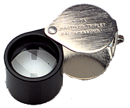 #816171 - 10X Power - 15.8mm Round - Hastings Triplet Folding Magnifier - Industrial Tool & Supply