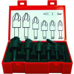5 PC SET 82D 6FL CARB CSINK - Industrial Tool & Supply