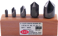 5 PC SET 60 DEG 3FL CARB CSINK - Industrial Tool & Supply