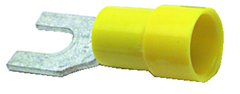 Electrical Connectors - TV10-8F-XV #8 Terminal Fork - Industrial Tool & Supply