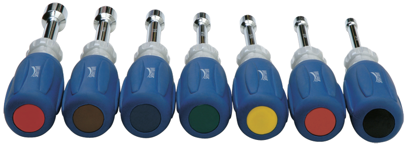 7 Piece - #9240507 - 3/16; 1/4; 5/16; 11/32; 3/8; 7/16; 1/2" - Cushion Grip Nut Driver Set - Industrial Tool & Supply