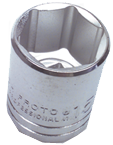 1-1/2 x 2-3/4" - 1/2" Drive - 12 Point - Standard Socket - Industrial Tool & Supply